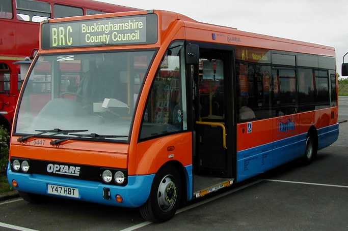 Arriva the Shires Optare Solo Easybus 0447